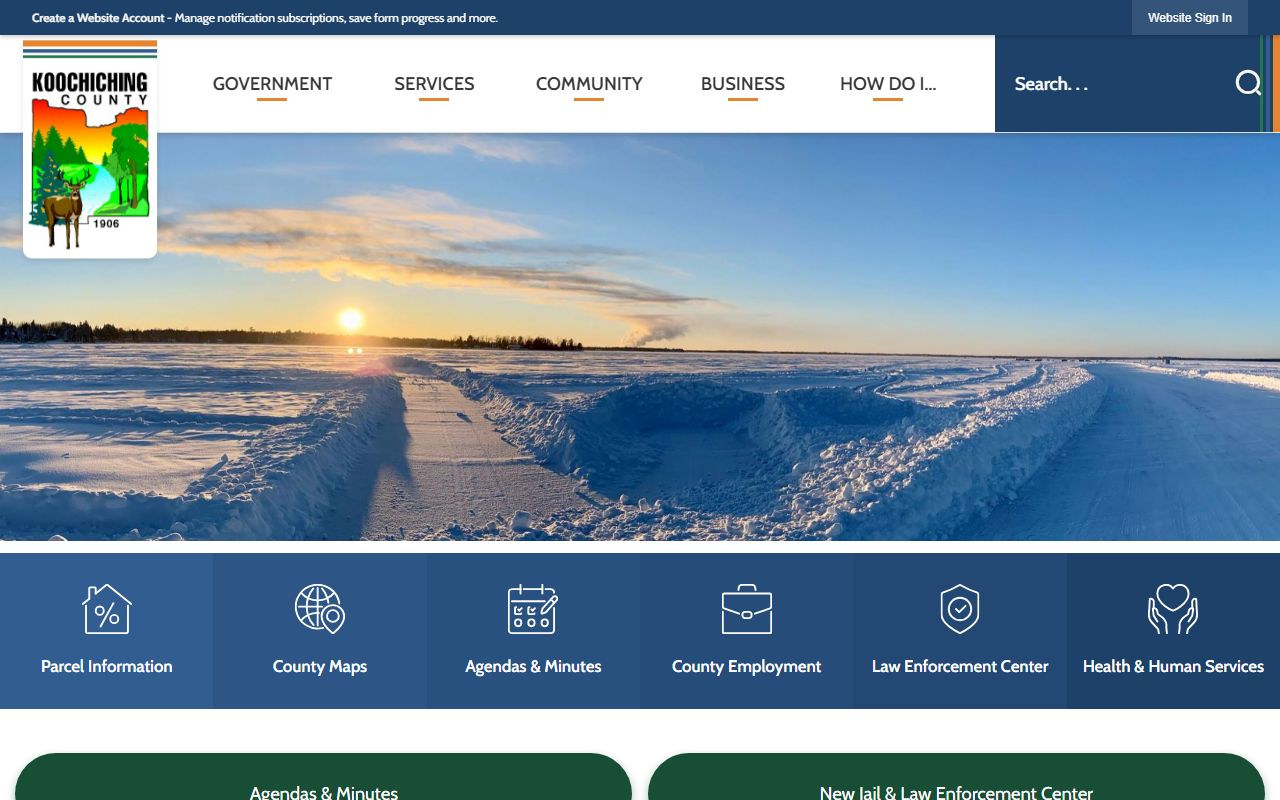 Koochiching County birth certificates vital records International Falls Minnesota