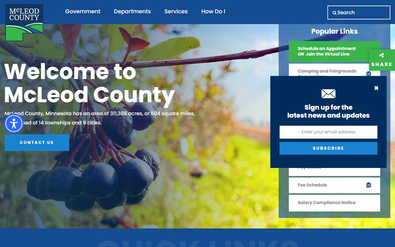 McLeod County government website