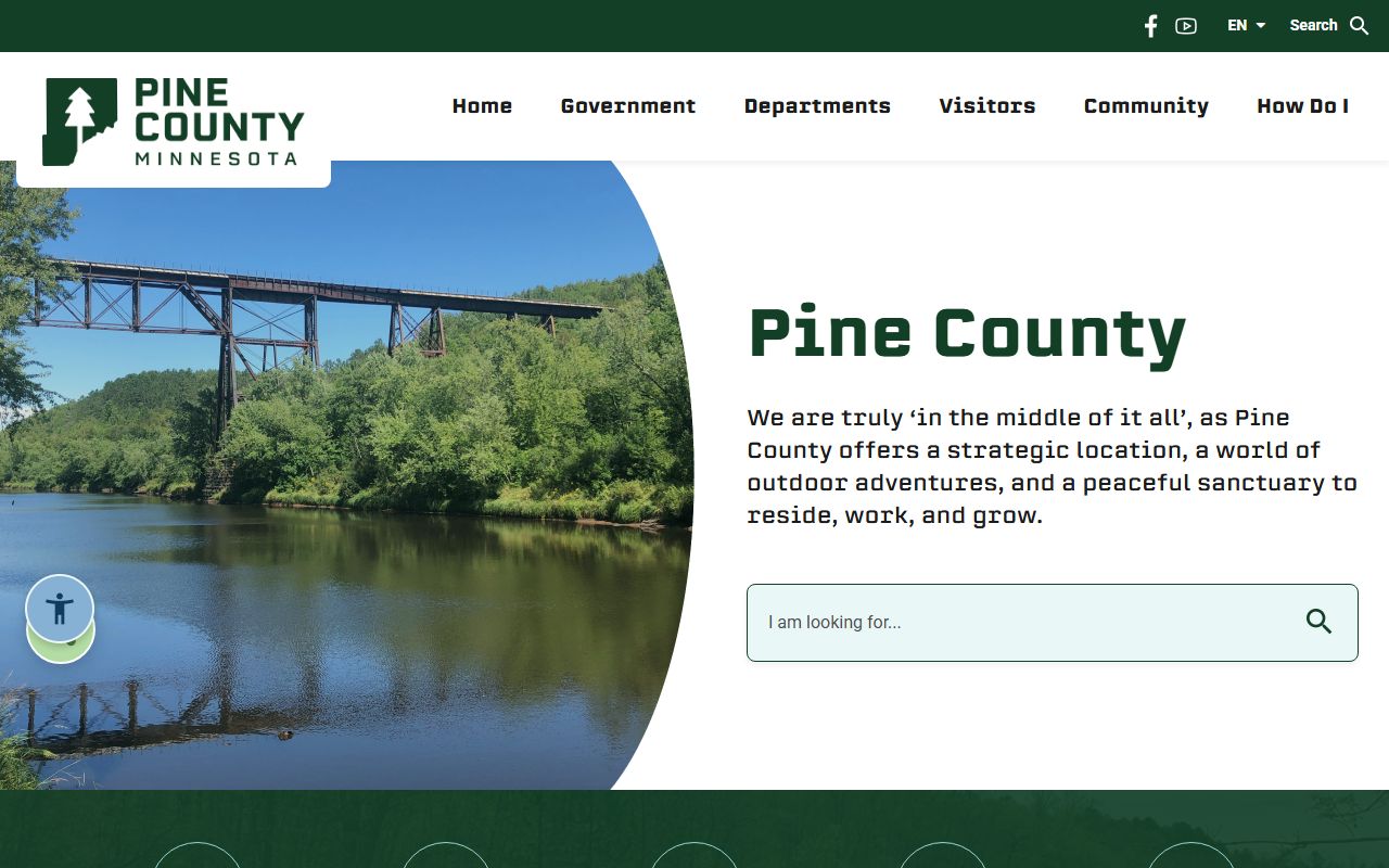 Pine County website